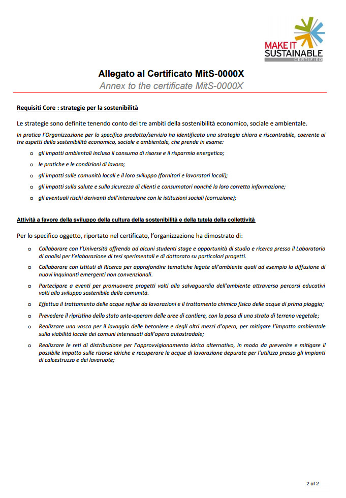 Certificato 2